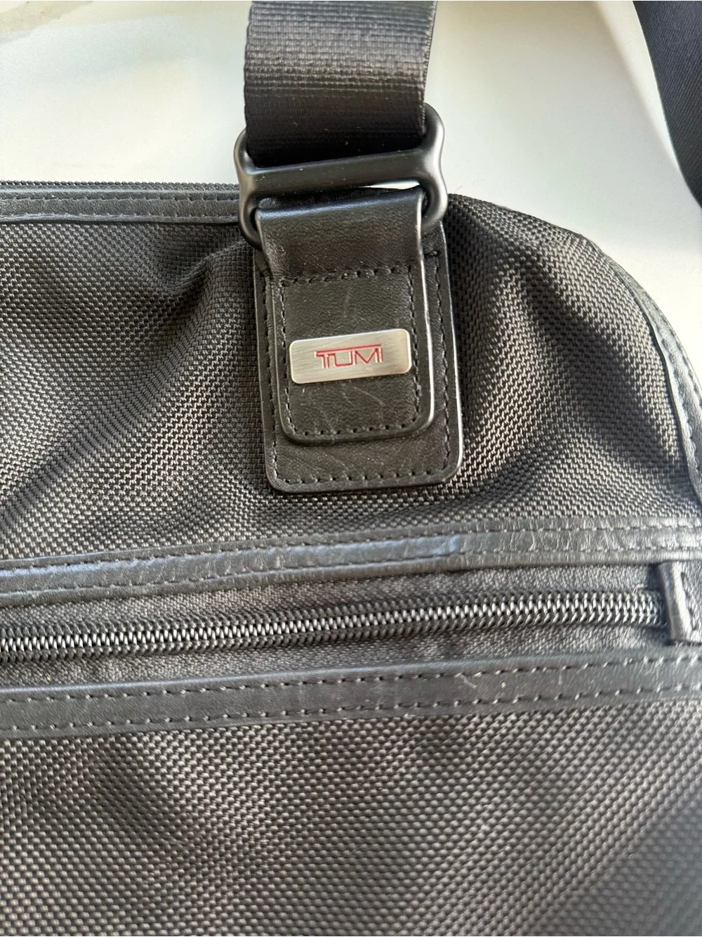 Tumi Crossbody Messenger Black Bag
